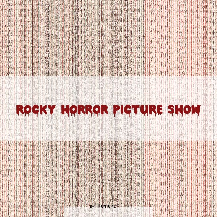 Rocky Horror Picture Show example